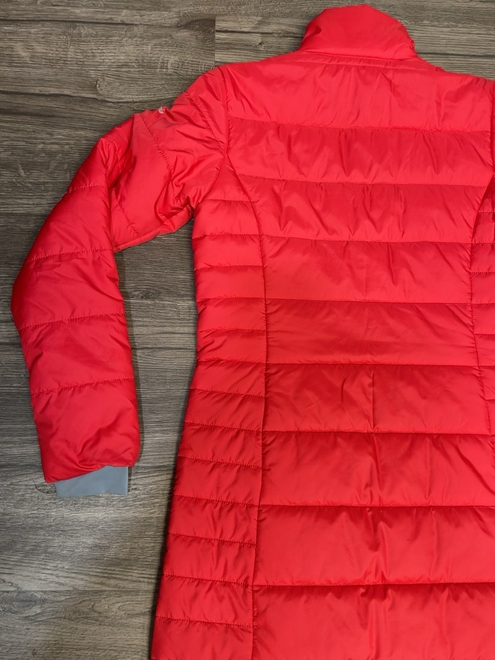 Columbia Women’s S Red Omni-Heat Long Puffer Coat Full Zip - Picture 8 of 12